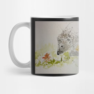 Hedgehog drawing Mug